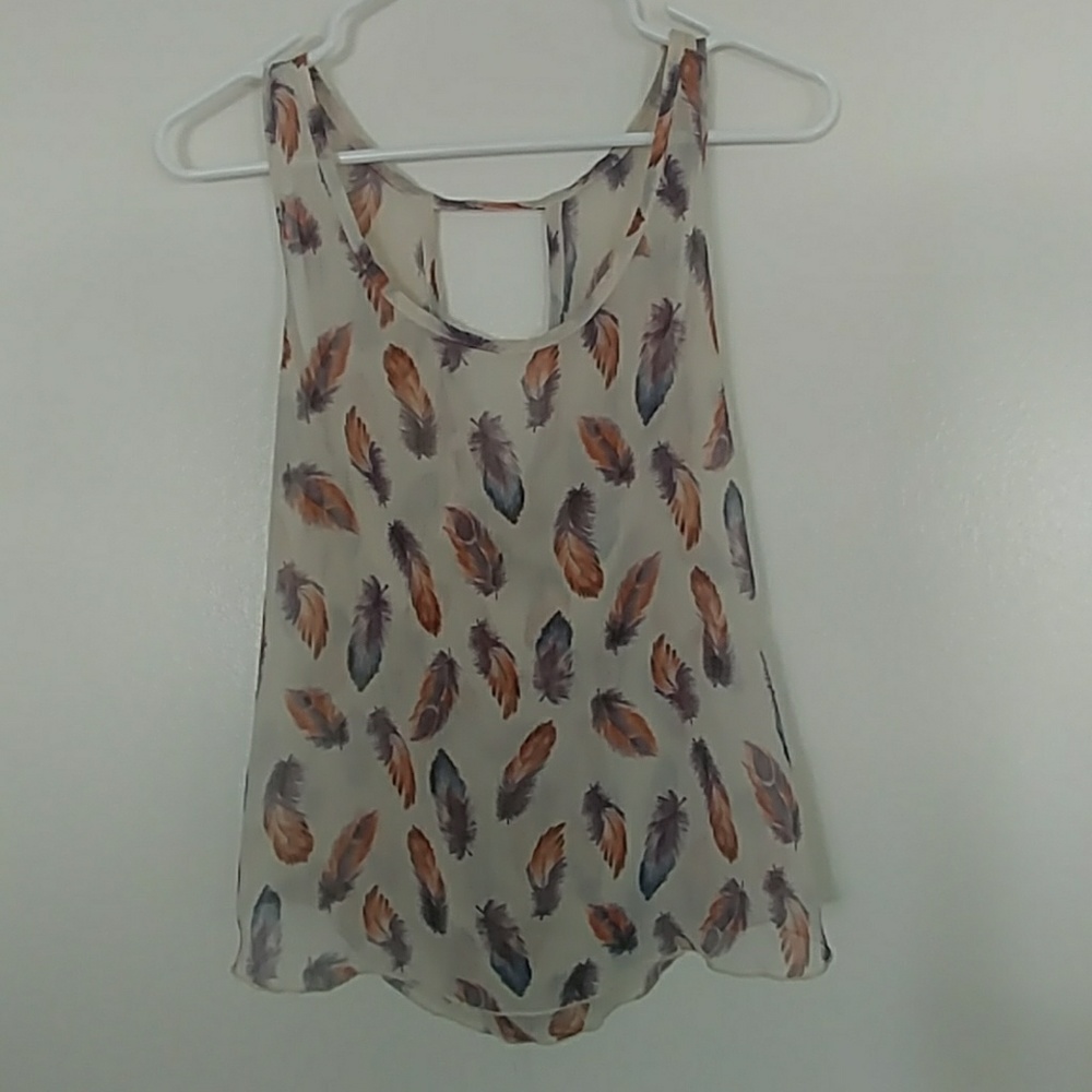 Sheer Feather Top